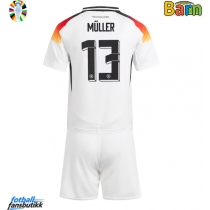 Tyskland Thomas Muller #13 Hjemmedraktsett Barn EM 2024 Kortermet (+ Korte bukser)